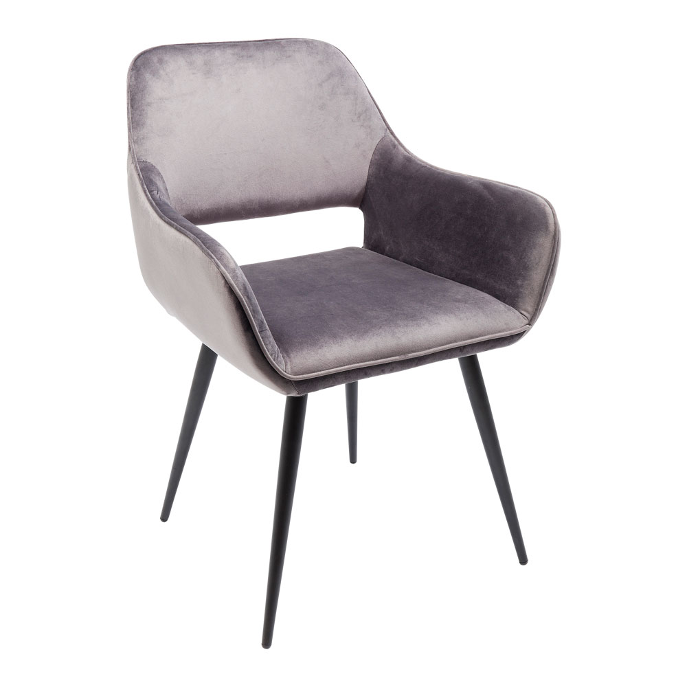 サンフランシスコ グレー アームチェア - ダイニングチェアの通販