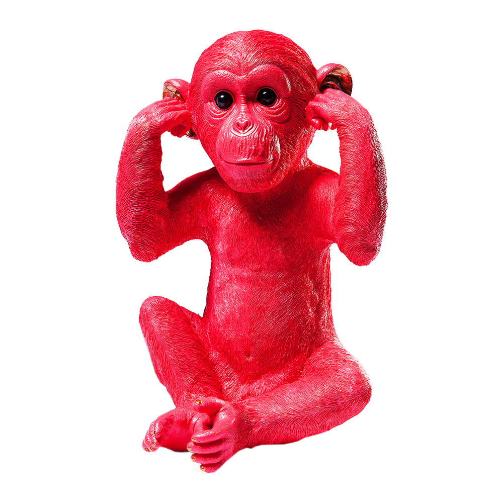 モンキーキカザルレッド マネーボックス - 貯金箱の通販 ｜【KARE