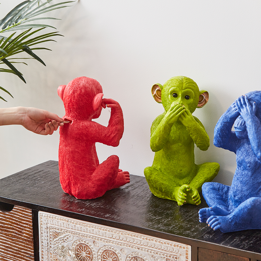 モンキーイワザルライム マネーボックス - 貯金箱の通販 ｜【KARE