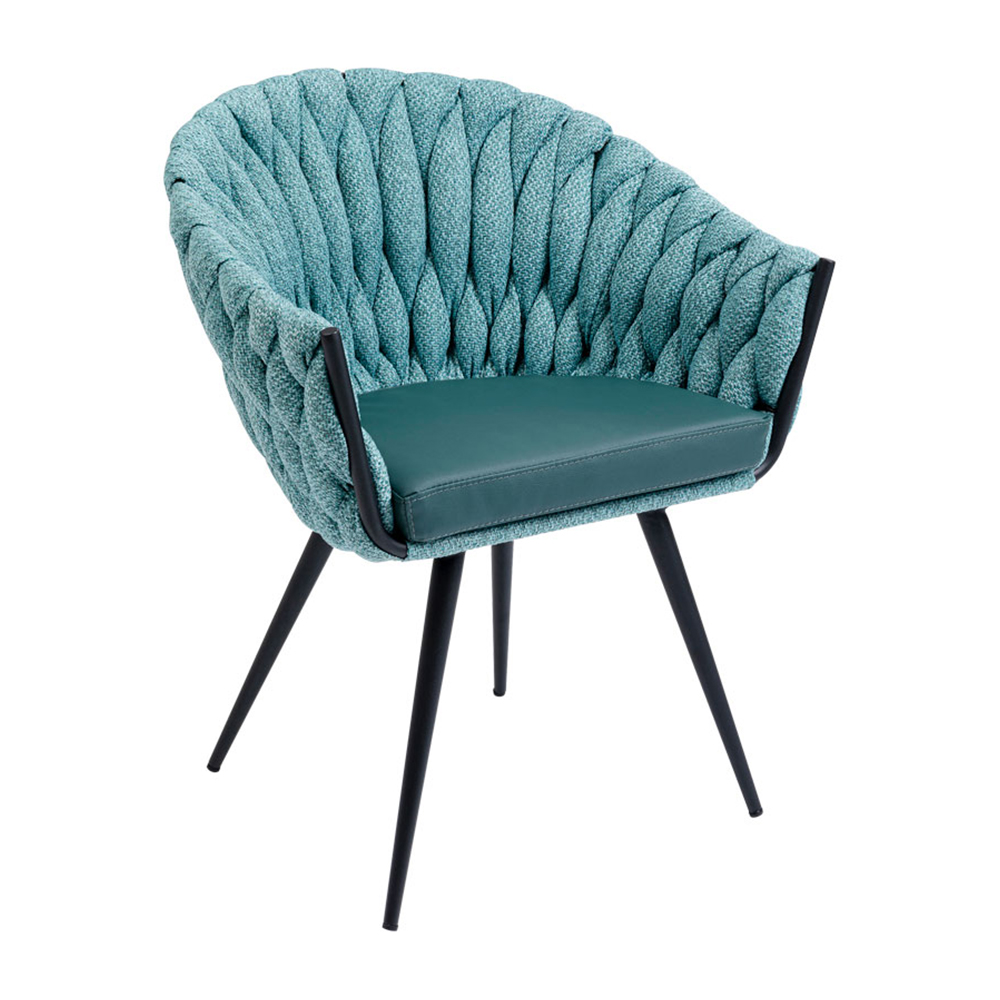 ノット ブルーグリーン アームチェア * ｜【KARE】ドイツの家具