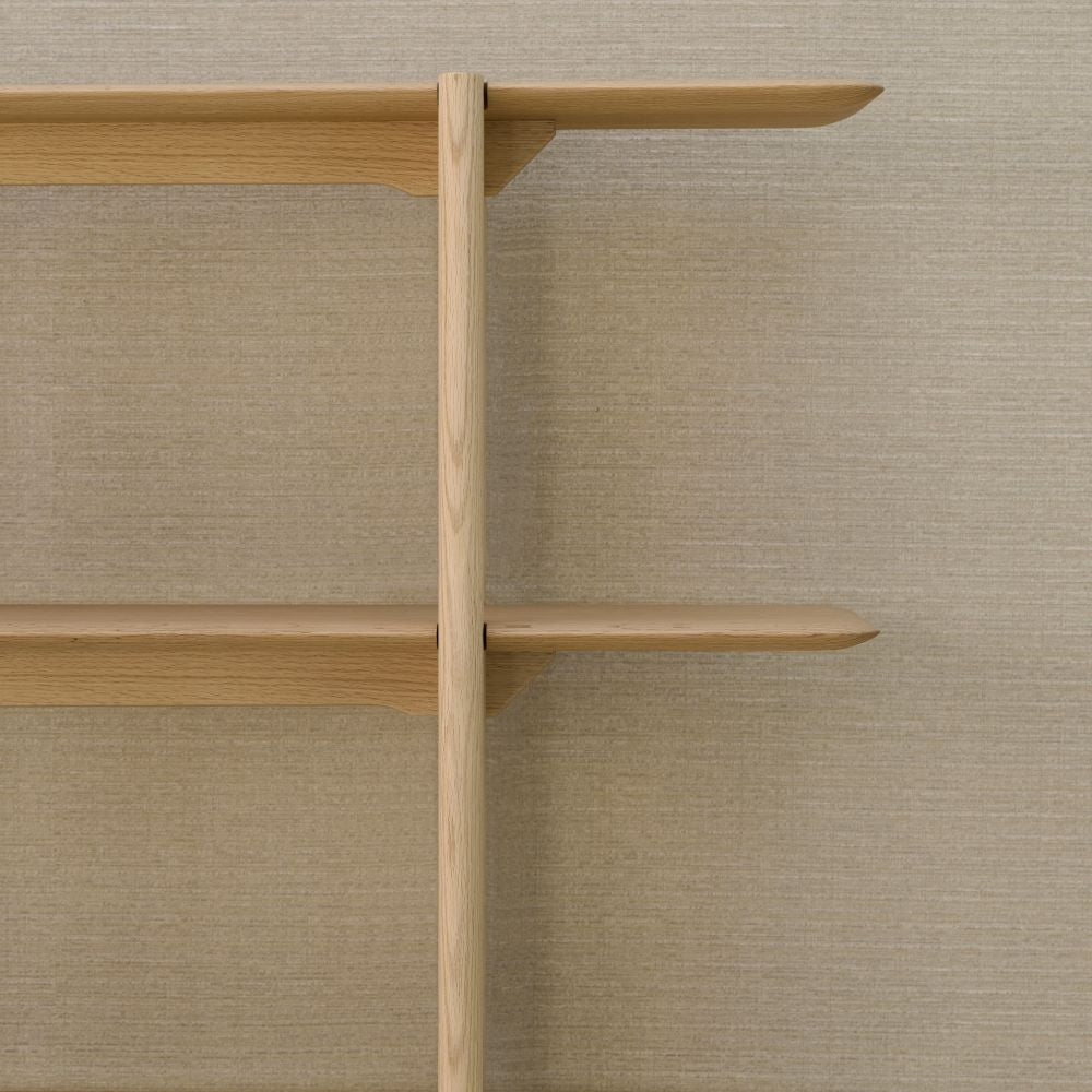 灑(セン) 3段タイプシェルフ(SLP33～37A)(オーク) – 柏木工株式会社