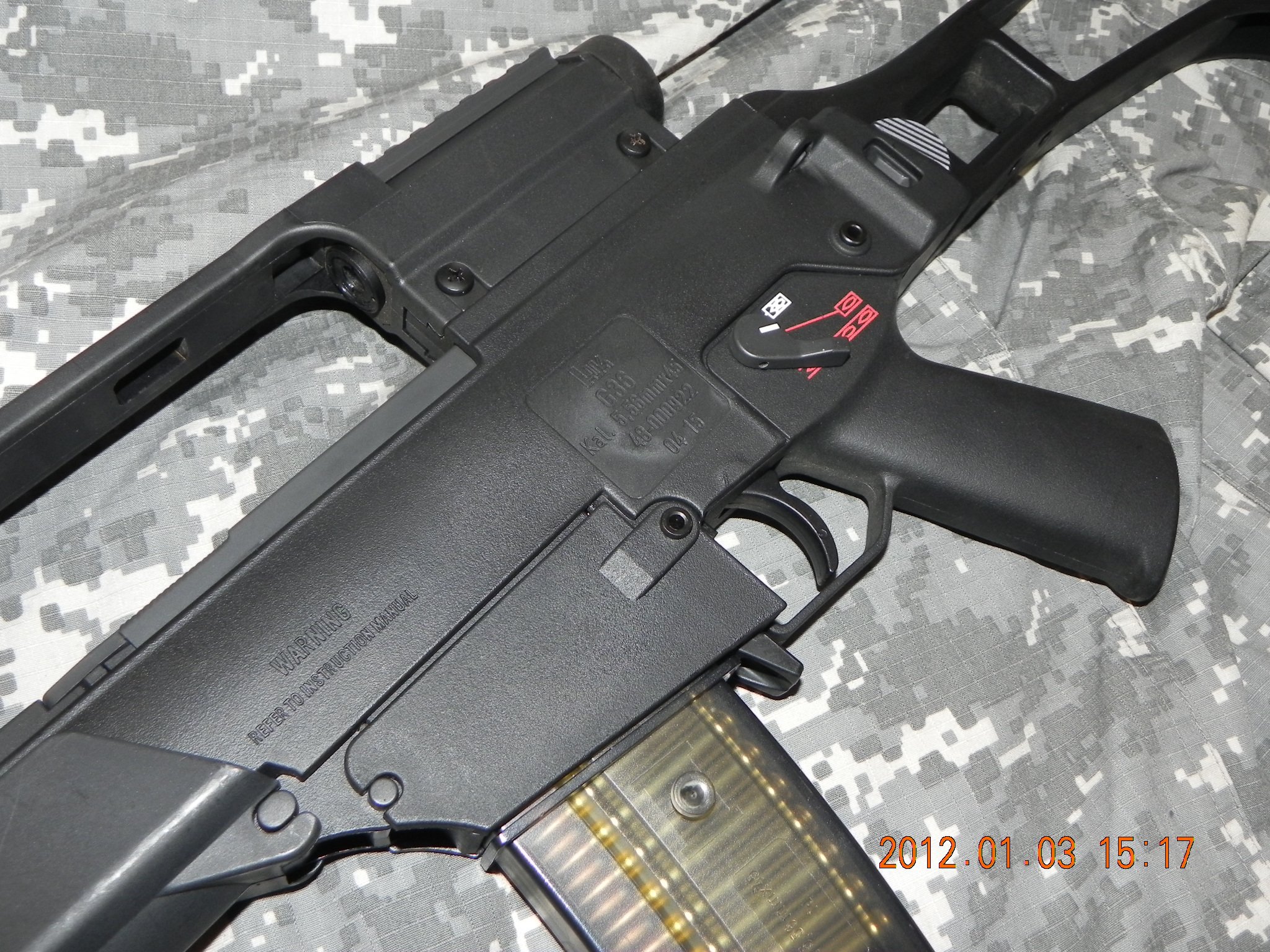 G36K のハンドガード(ﾟωﾟ)(？) | A Mind Beside Yourself