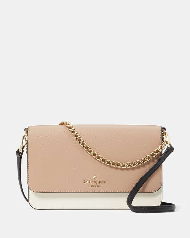 マディソン カラーブロック フラップ コンバーチブル クロスボディ