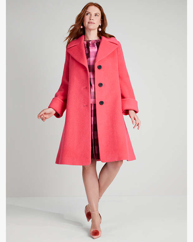 ブラッシュト ウール コート | ウェア | ケイト・スペードニューヨーク