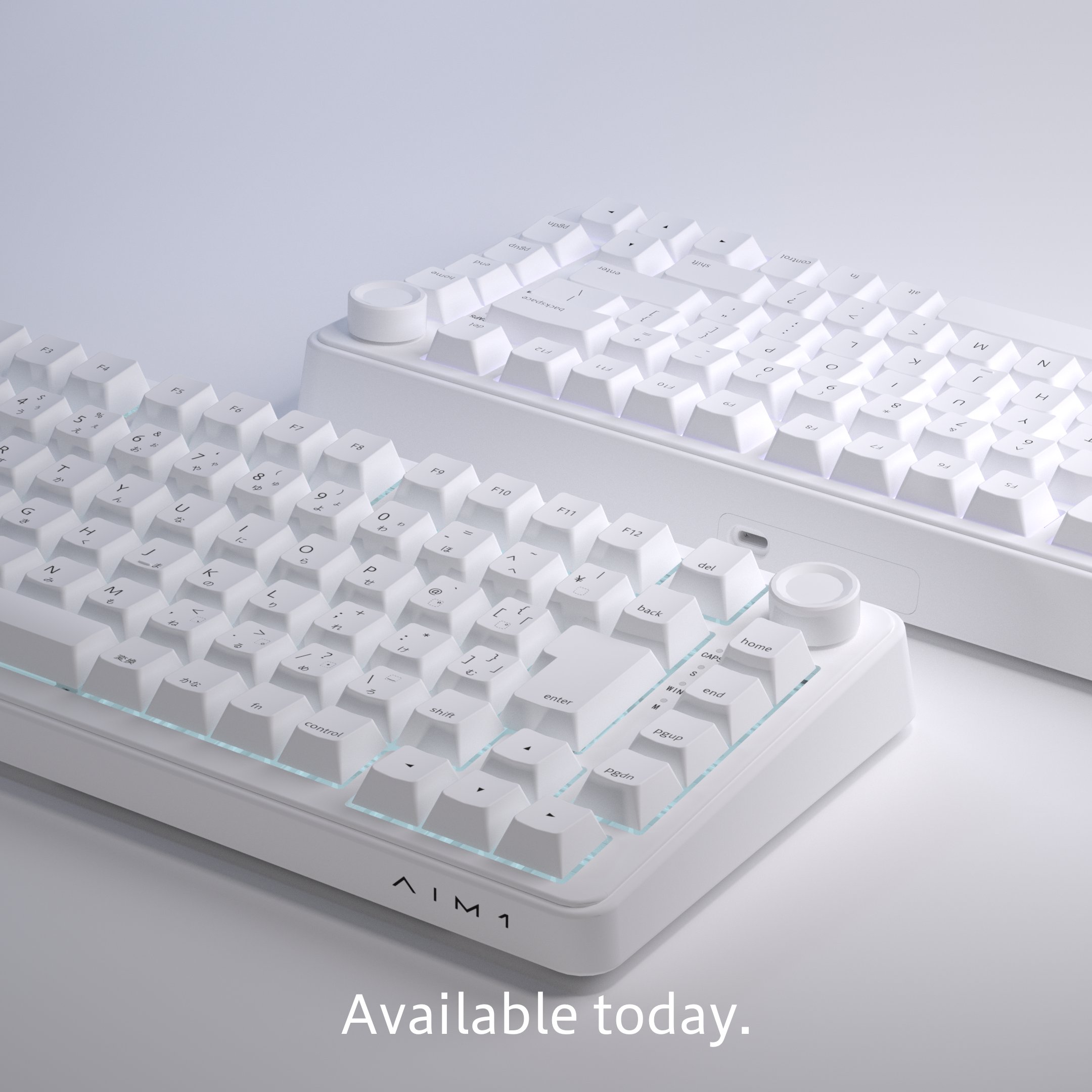 ゲーミングキーボード】日本語配列の新製品✨️白くてかわいいは正義