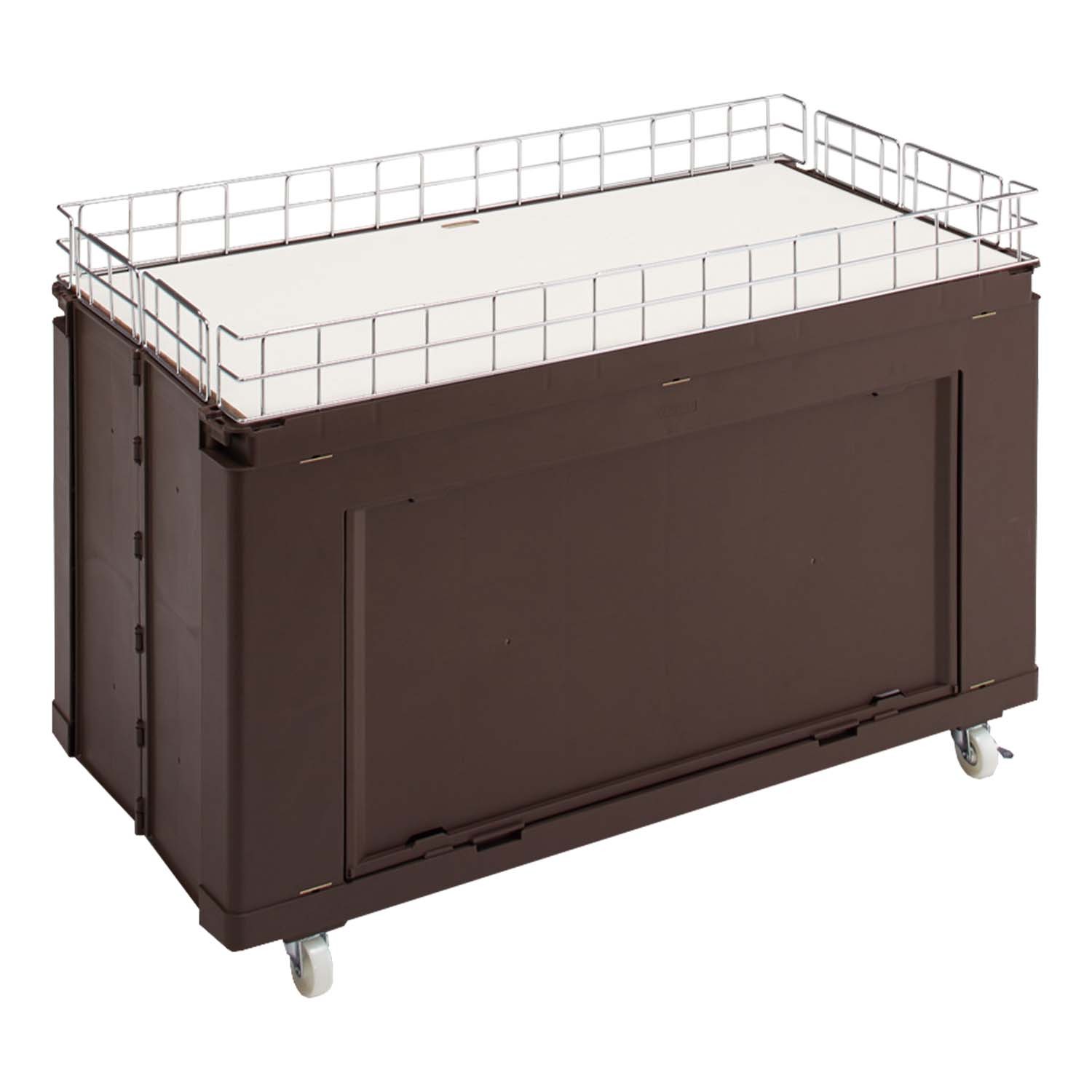 折りたたみワゴン12060 濃茶 | カワジュン リテールソリューション事業