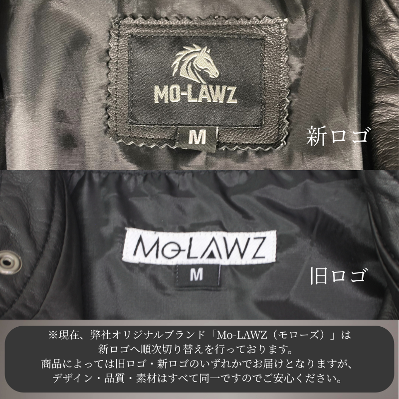 Mo-LAWS 特大サイズ ビッグサイズ レザージャケット メンズ ダブル