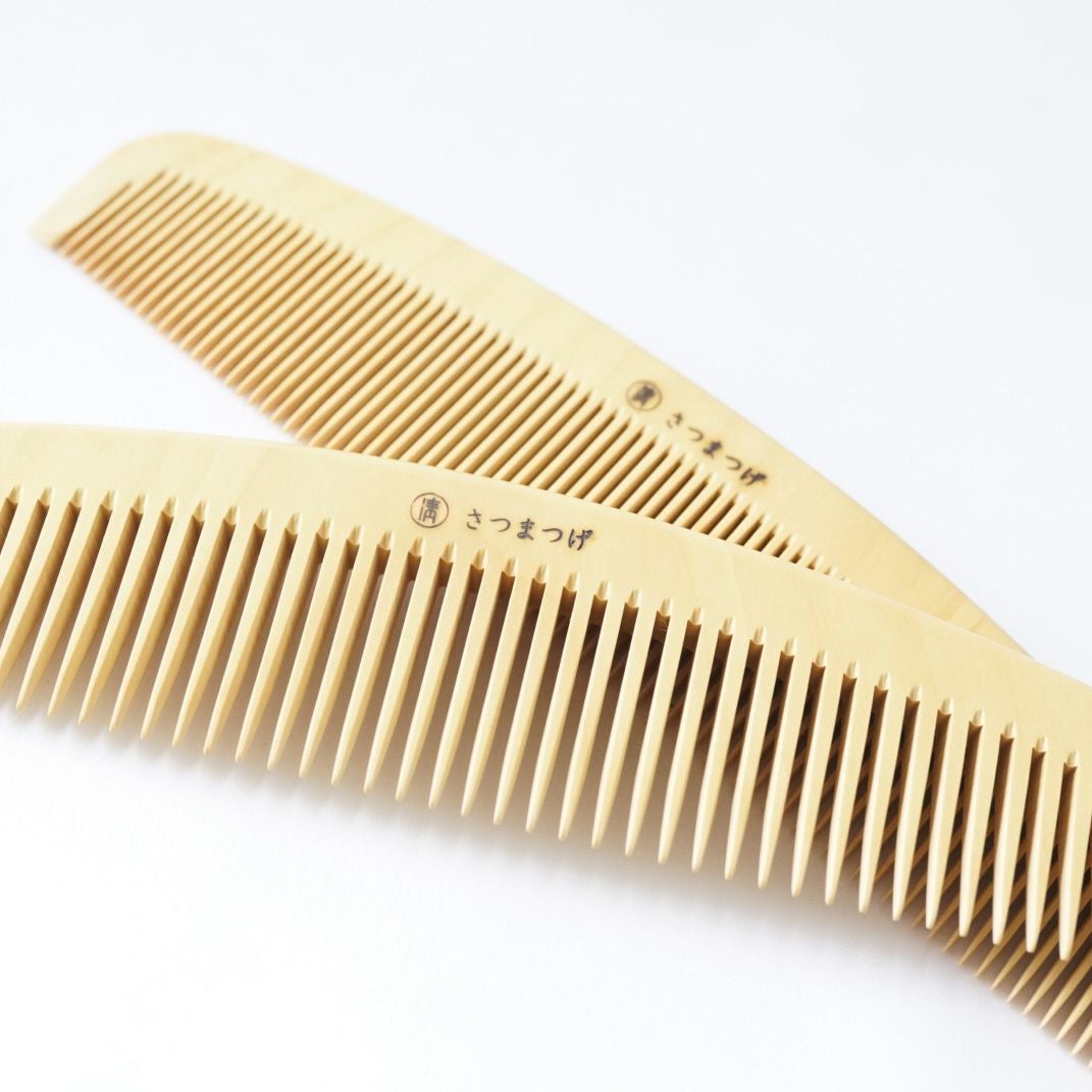 つげ櫛 解き櫛6寸（さつまつげ） | かづら清老舗オンラインショップ