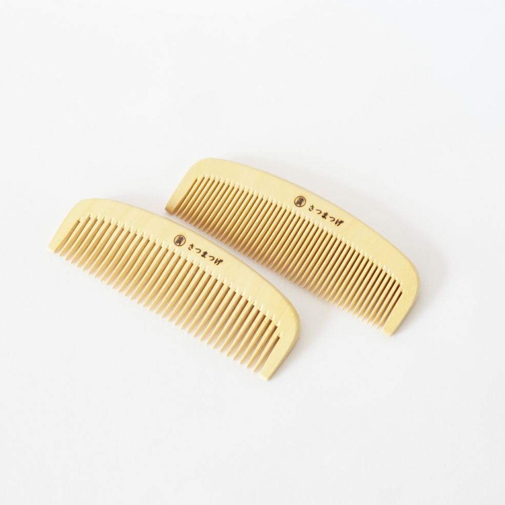 つげ櫛 解き櫛3寸5分（さつまつげ） | かづら清老舗オンラインショップ