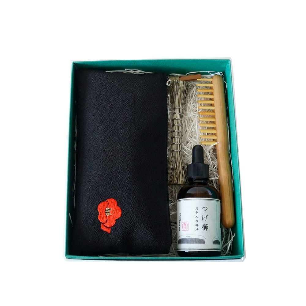 かづら清特選 つげブラシ（楕円ブロー） | かづら清老舗オンラインショップ