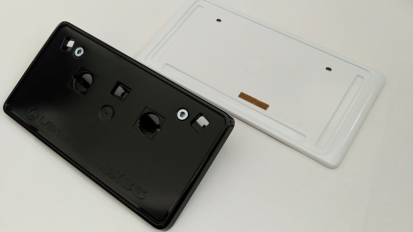 レクサス純正】 ナンバーフレーム各色 ［フロント&リヤ2枚セット