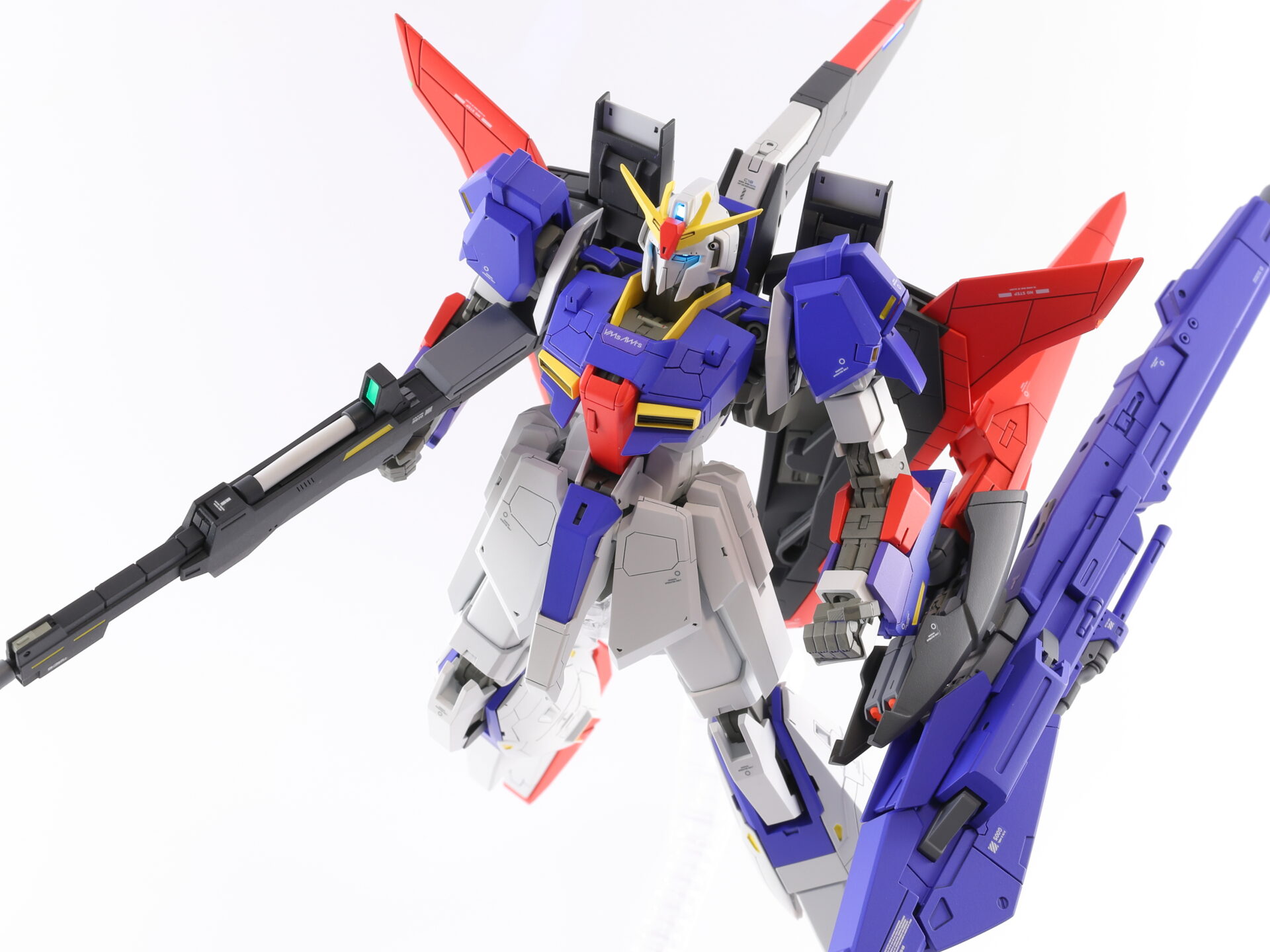 完全塗装版 完成品 PG 1／60 ゼータガンダム Zガンダム メタリック塗装