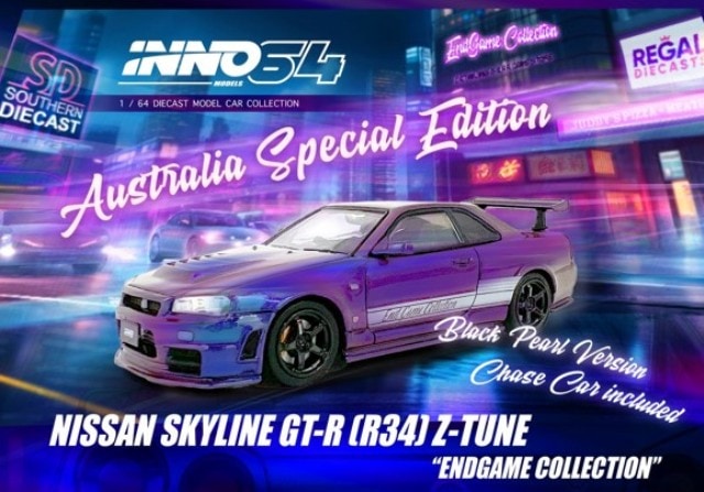 ミニカーショップ ケンボックス 【未開封品】INNOモデル☆IN64-R34ZT