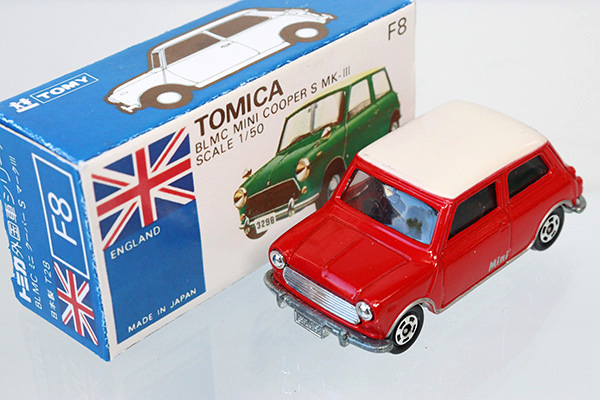 ミニカーショップ ケンボックス トミカ 青箱☆F8☆ミニクーパー※箱