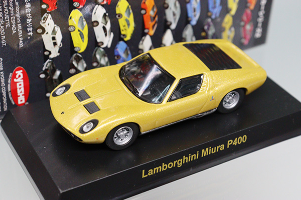 ミニカーショップ ケンボックス 京商 ランボルギーニMIURA P400(金