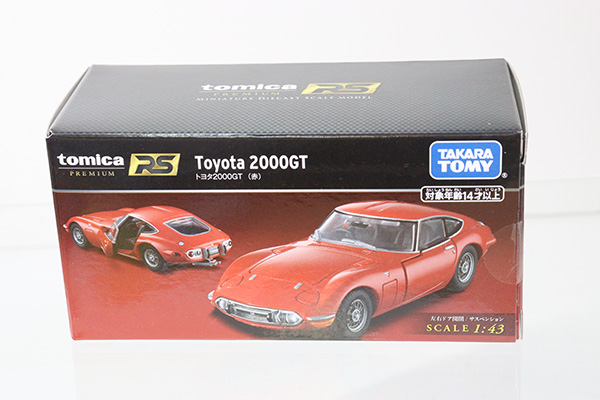 ミニカーショップ ケンボックス トミカプレミアム トヨタ2000GT(赤)※1