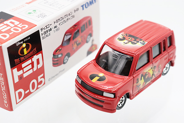 ミニカーショップ ケンボックス ディズニートミカ☆D-05☆トヨタbB Mr