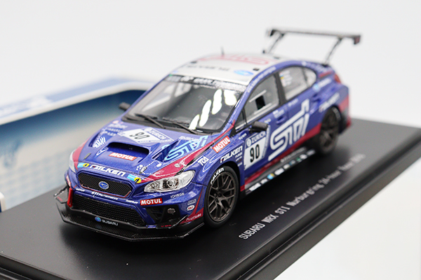 ミニカーショップ ケンボックス エブロ☆45555☆スバルWRX STI #90