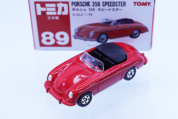 ミニカーショップ ケンボックス トミカ 赤箱(日本製)☆89☆ポルシェ356