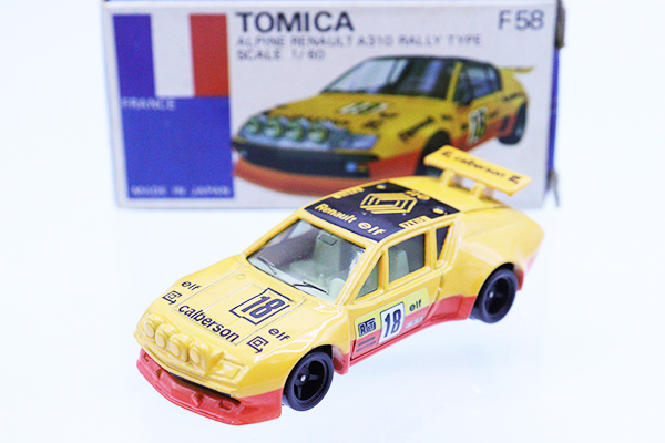 ミニカーショップ ケンボックス トミカ 青箱☆F58☆アルピーヌルノー