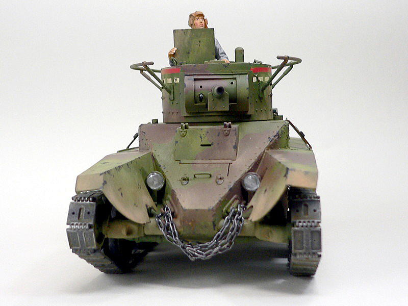 BT-5 ソビエト軍軽戦車 ズベズダ 1/35 組立と塗装・製作記・完成写真