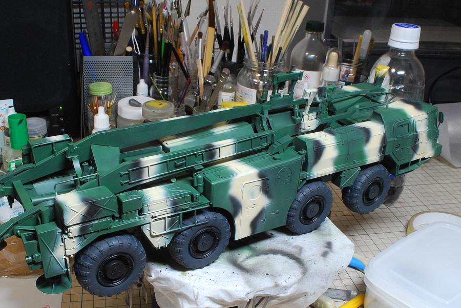 SS-1C スカッドB & MAZ-543 8×8輪駆動大型軍用車両 ソビエト軍