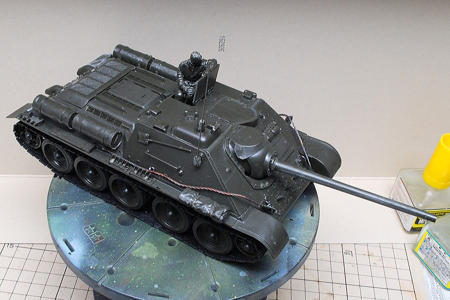 SU-85 ソビエト軍駆逐戦車 タミヤ 1/35 組立と塗装・製作記・完成写真