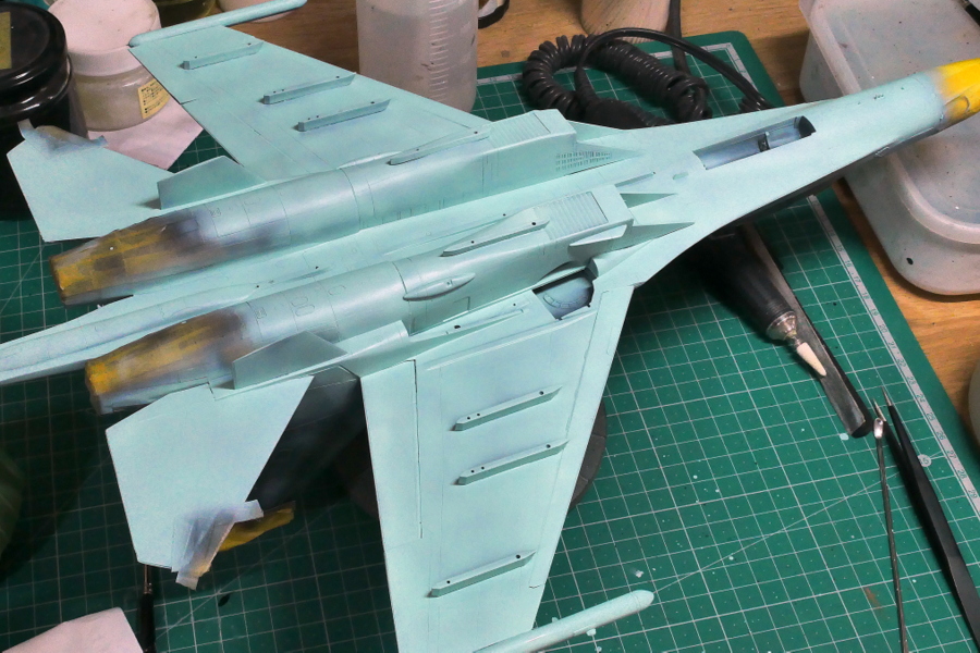 Su-30MK フランカー アカデミー 1/48 組立と塗装・製作記・完成写真