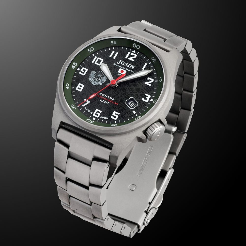 JSDFチタンソーラー 陸自モデル メタルベルト仕様 [S815M-04]