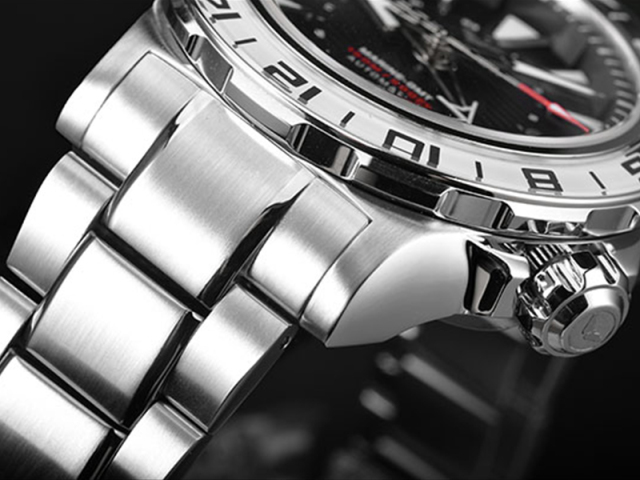 KENTEX マリンGMT ブラックPVDxグリーン／ MARINE GMT Black PVD x