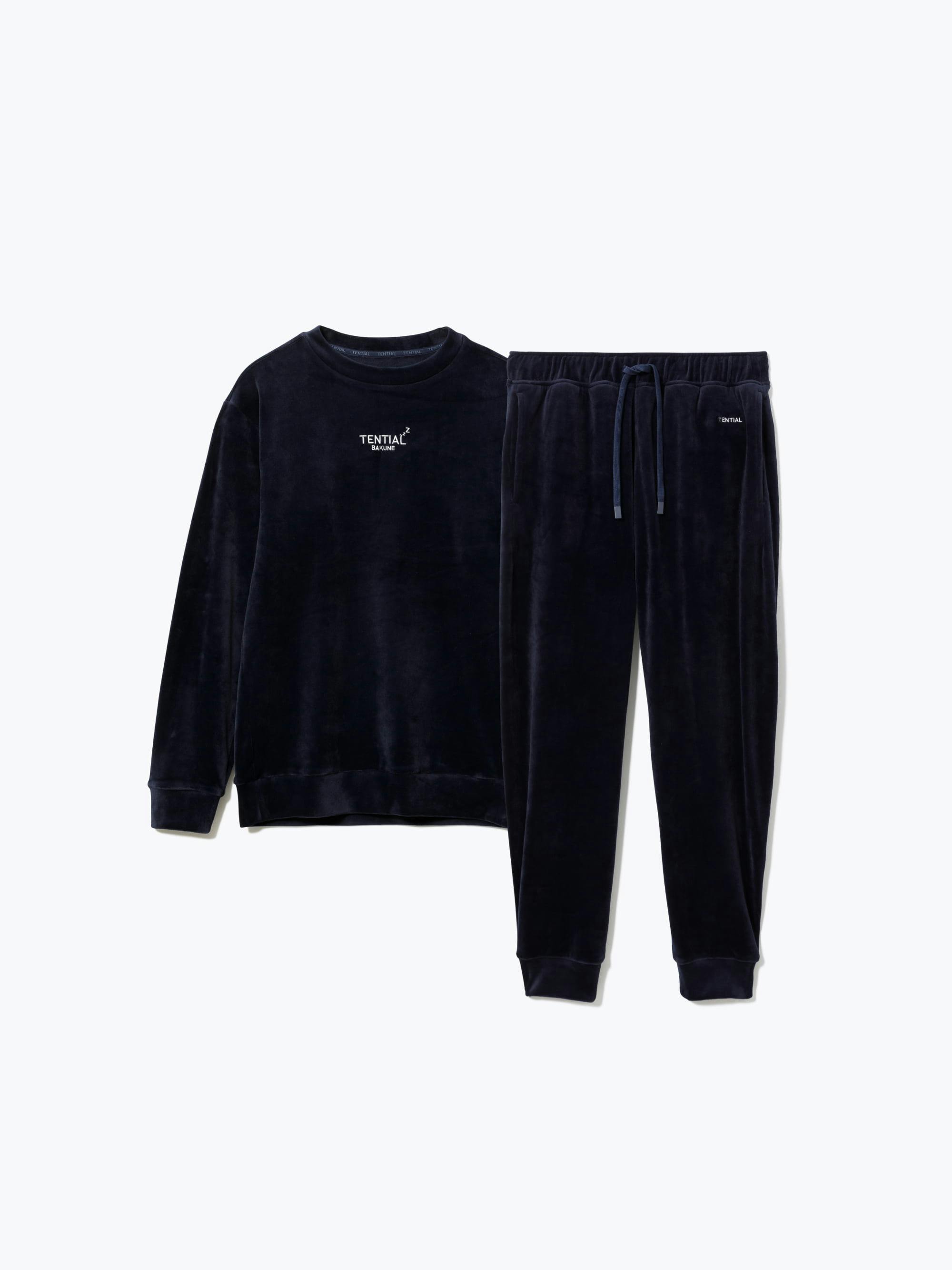 BAKUNE メリノウール / 上下セット（長袖クルーネックシャツ・ロング