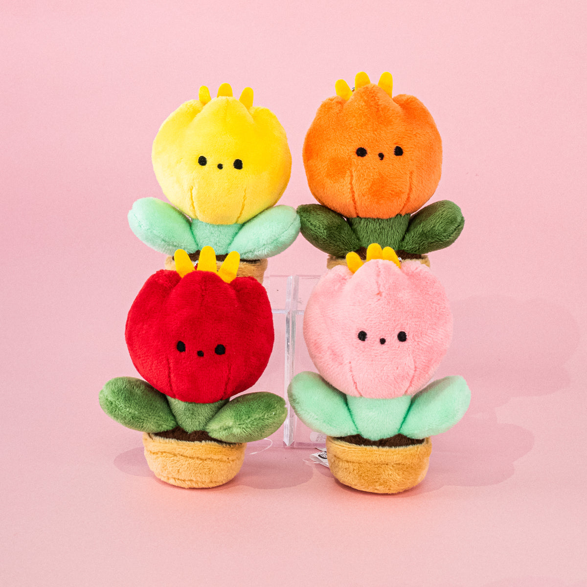 チューリップのぬいぐるみキーホルダー / 赤 / 須藤はる奈