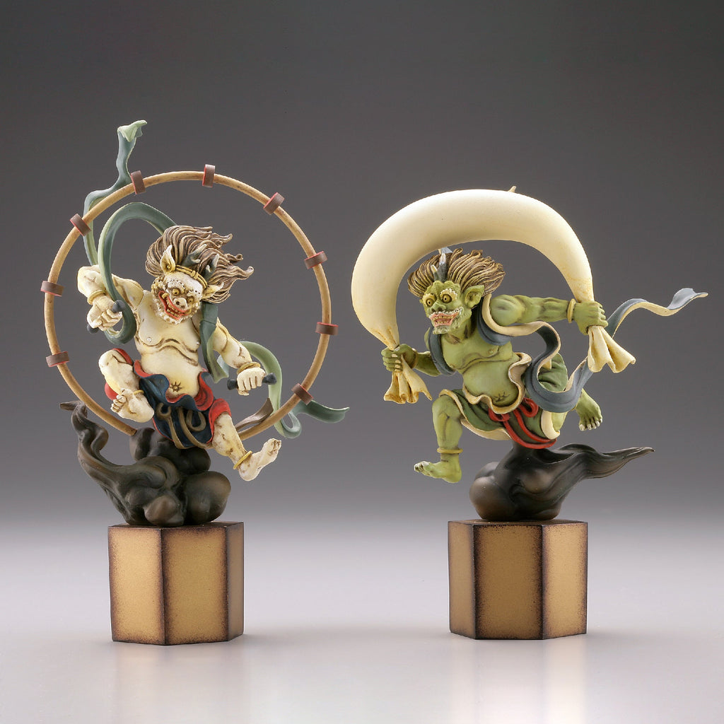 海洋堂美術立体図鑑「風神雷神」