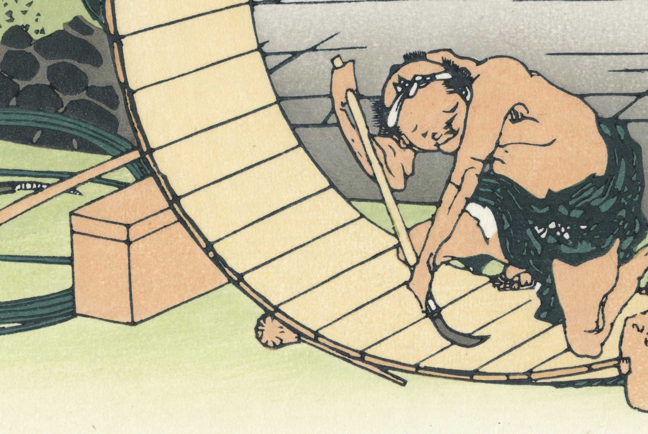 葛飾北斎『冨嶽三十六景 尾州不二見原』 – Kenji Takenaka WoodBlock