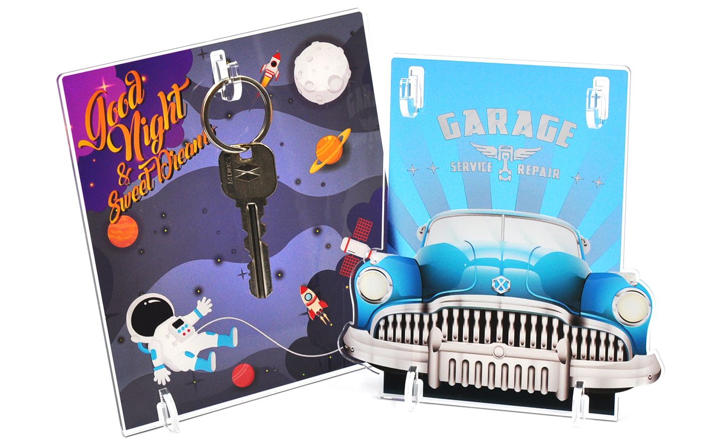 アクリルフックスタンドのオリジナル製作｜ジェイアンドシーサプライ