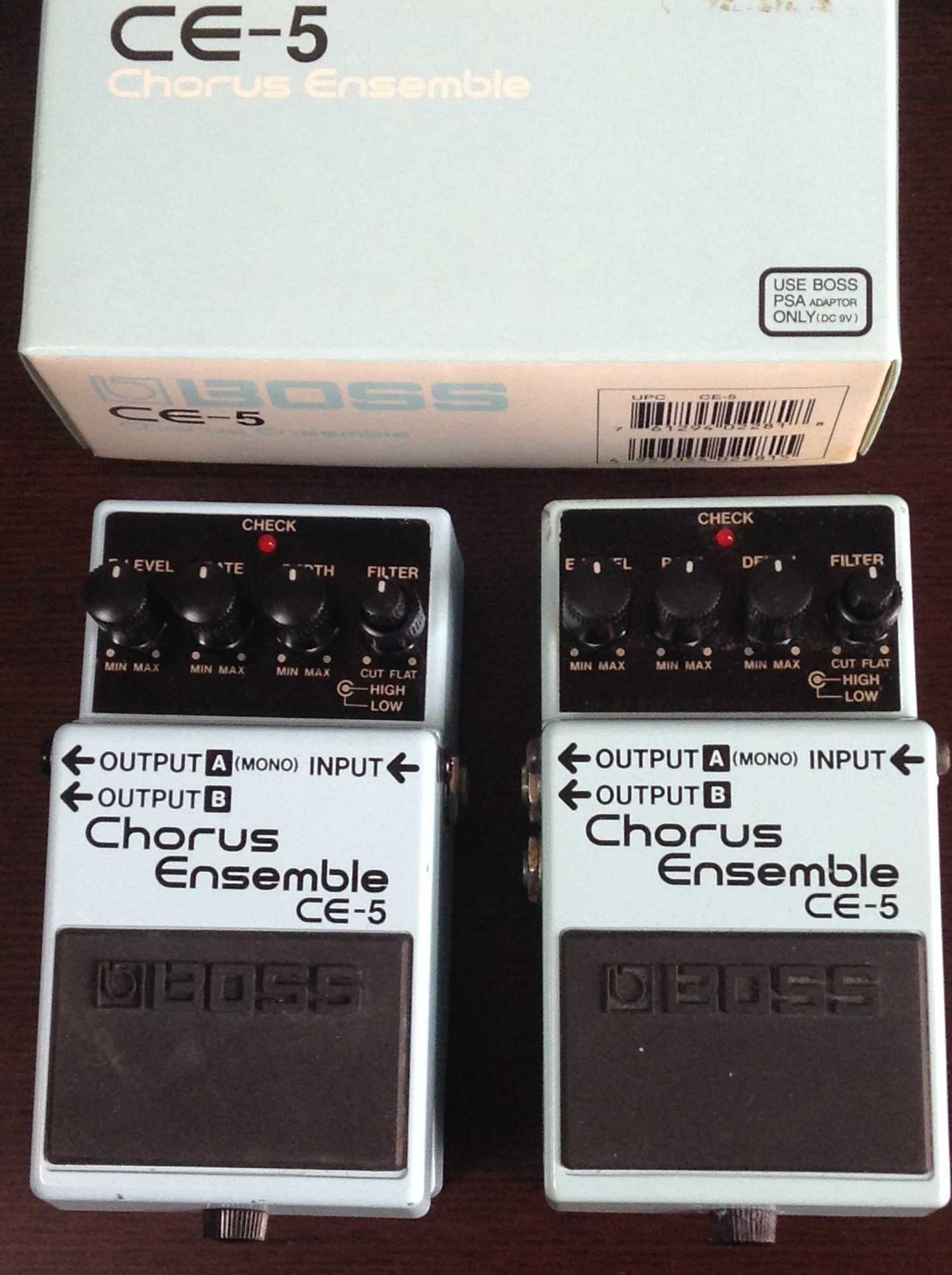BOSS CE-5 Chorus Emsenble (Analog vs Digital &CH-1 比較記): 昔に