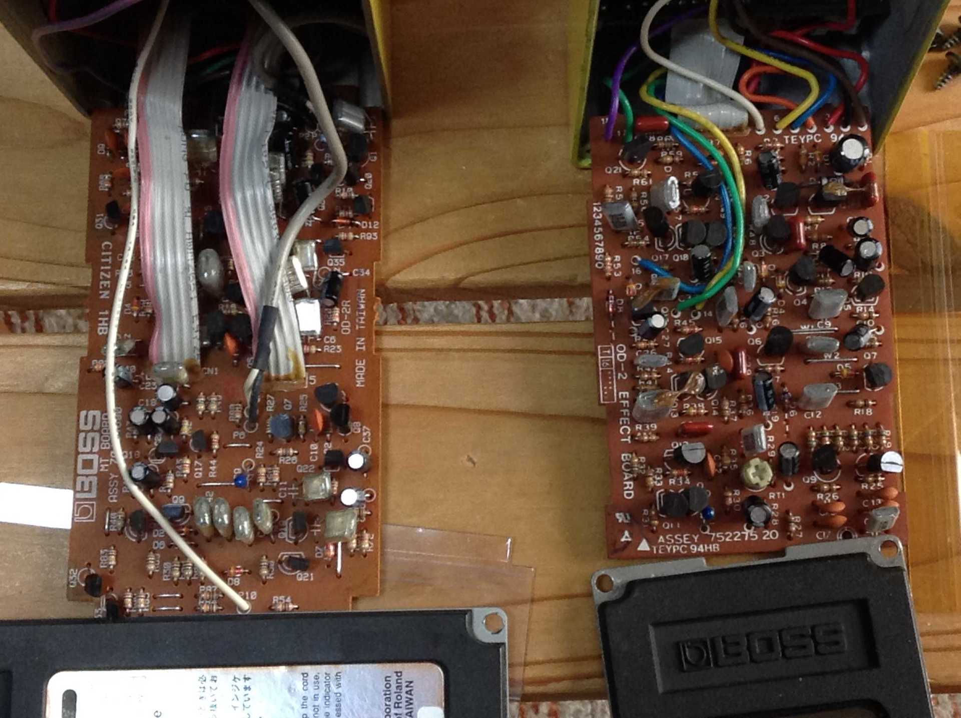 BOSS OD-2＆OD-2R Turbo OverDrive ターボ・オーバードライブ: 昔に