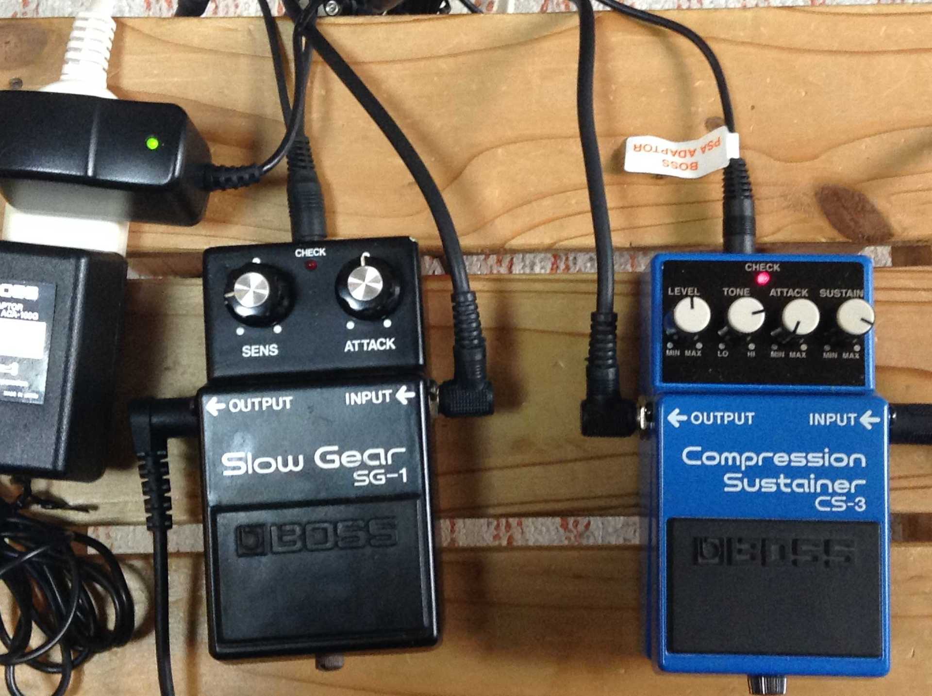 BOSS SG-1 Slow Gear(踏んでみた): 昔に比べりゃ 金も入るし・・・・