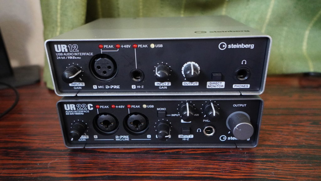 宅録DTM｜SteinbergとUR22CとUR12を徹底比較！！おすすめはこれ