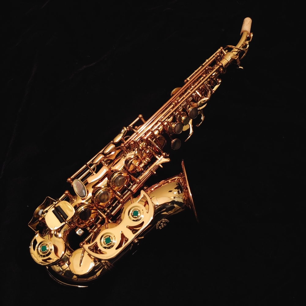 Kessler Custom Curved Soprano Sax - Dark Lacquer