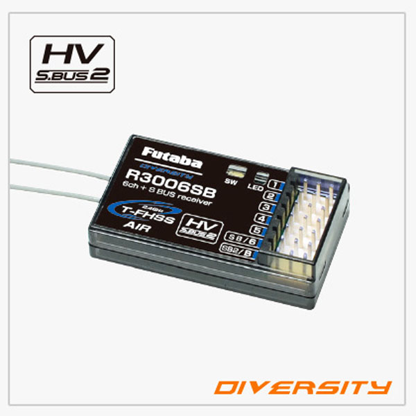KK HOBBY 】 フタバ R3006SB （空用2.4GHz T-FHSS AIR方式） FUTABA