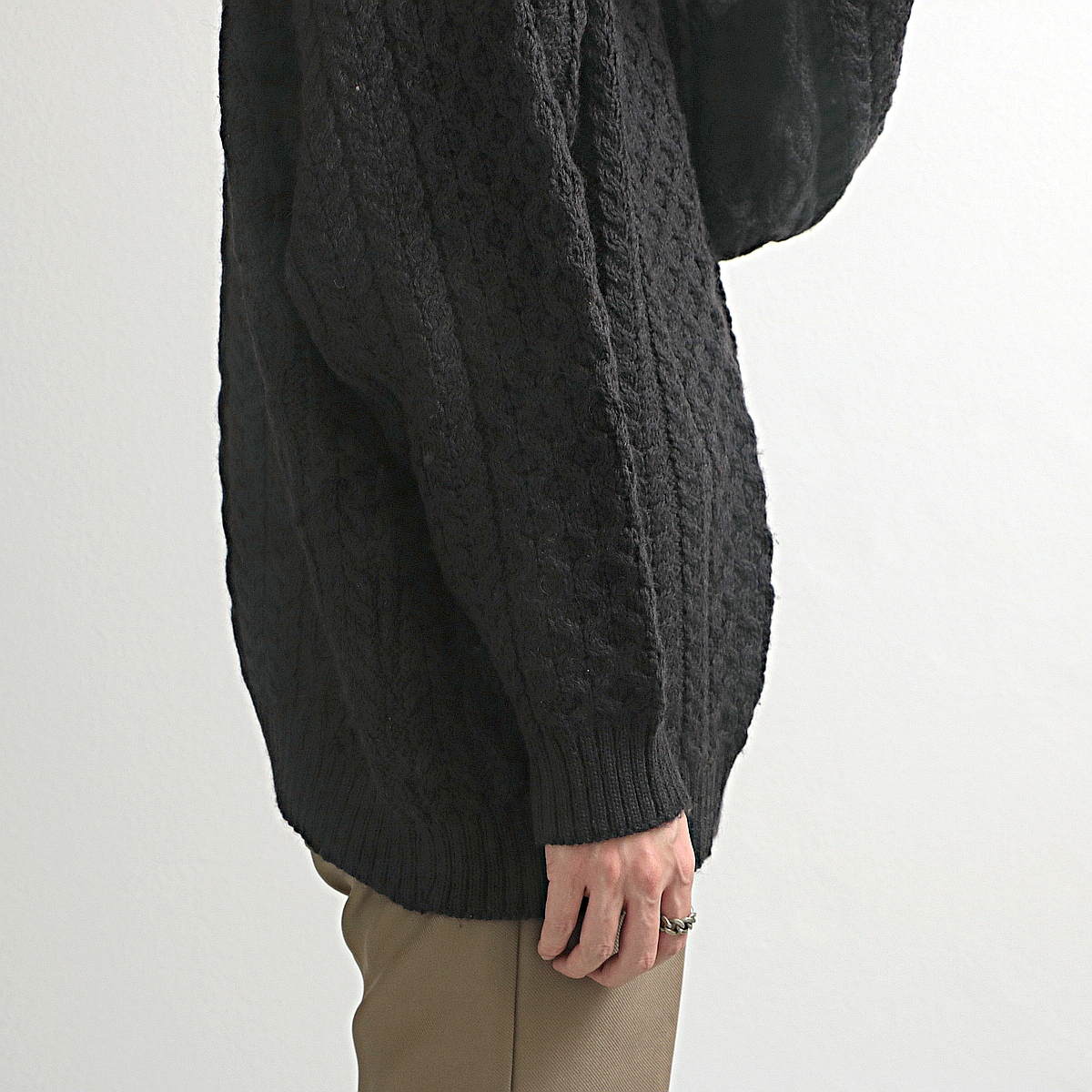 GLENBARRA アイルランド製 アランニット ウール セーター 古着 used