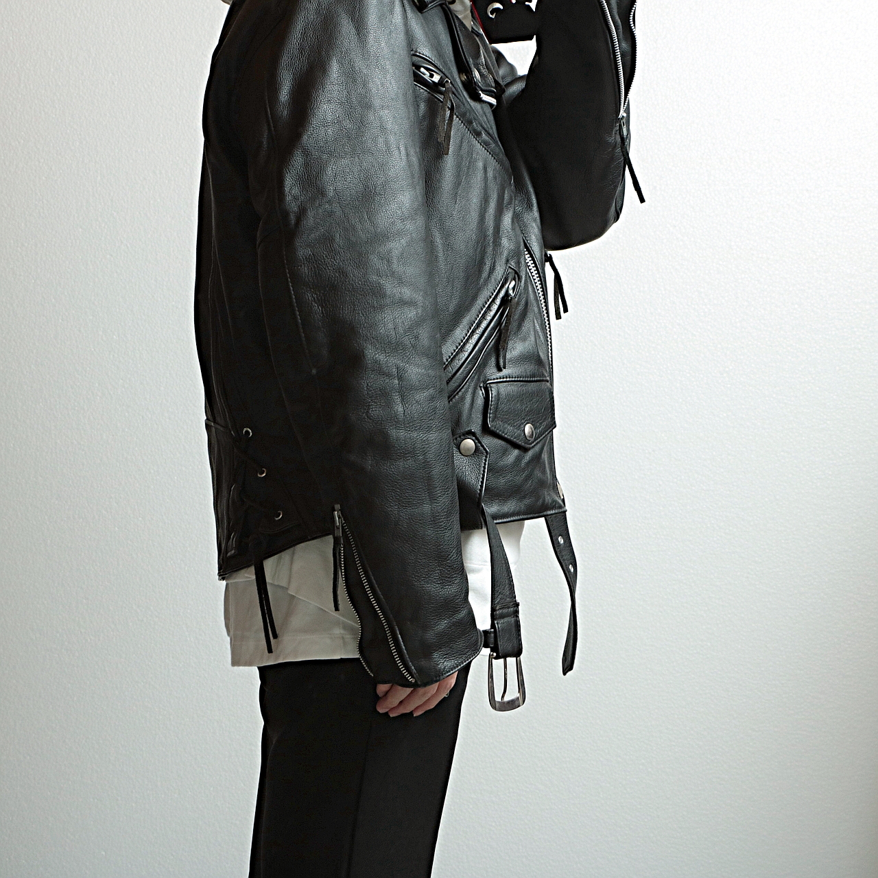 90s Harley-Davidson ハーレーダビッドソン レザー ダブル ライダース