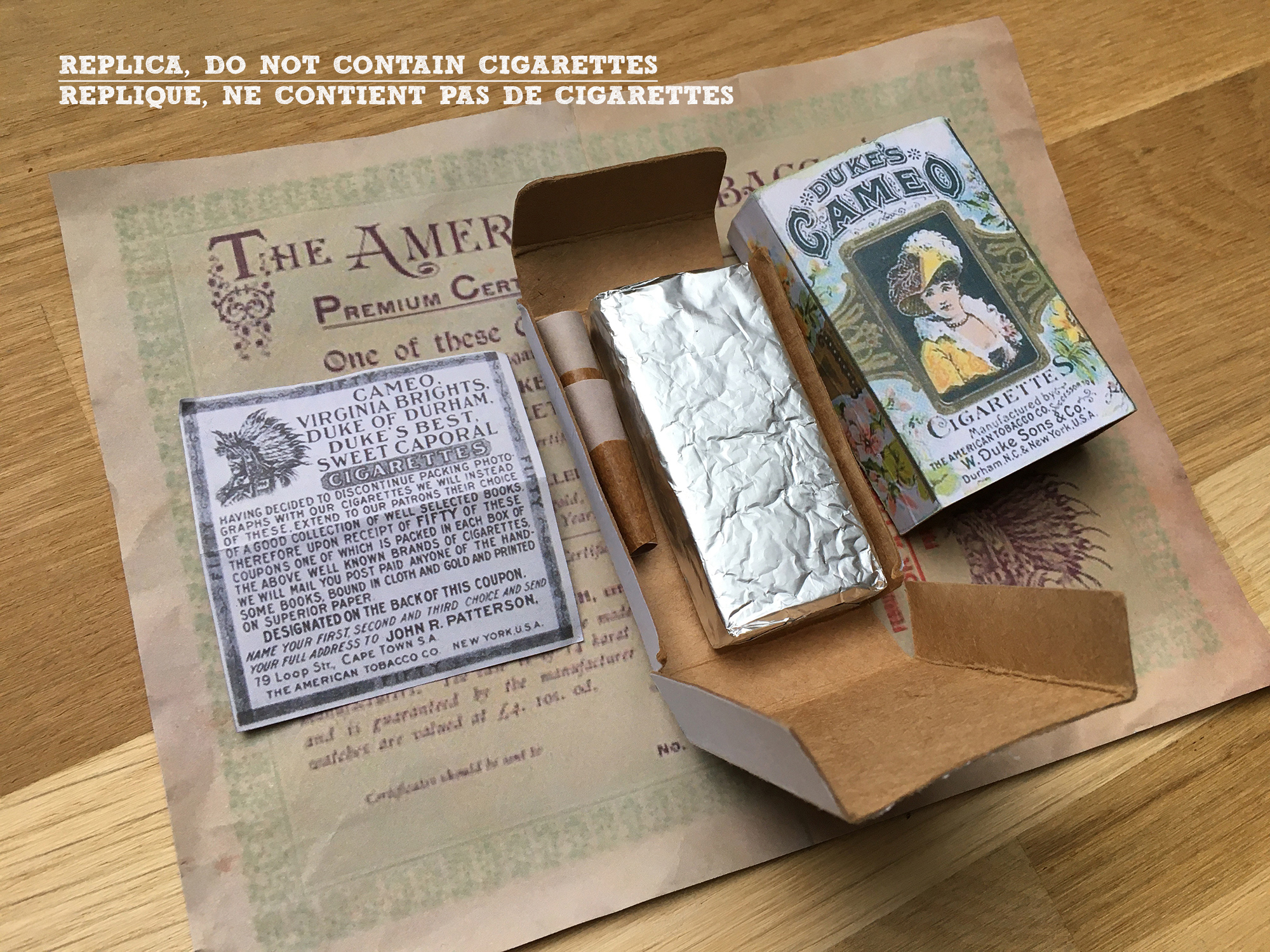 シガーケース 純銀 DUKE'S CAMEO CIGARETTES k0201 シガーケース 純銀