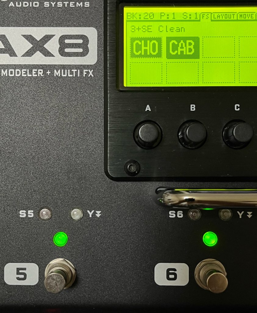 AX8で作ったエフェクトブロックでX/Yスイッチングをする方法 | ギター