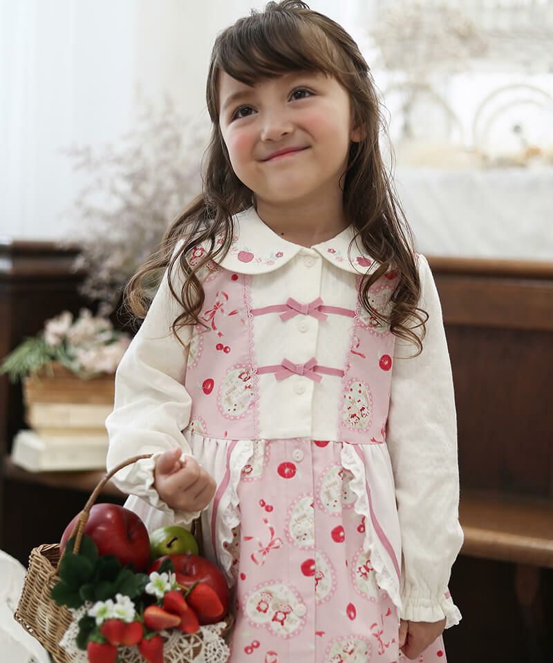 coeur a coeur 赤ずきんプリントワンピース | キムラタンオンラインストア