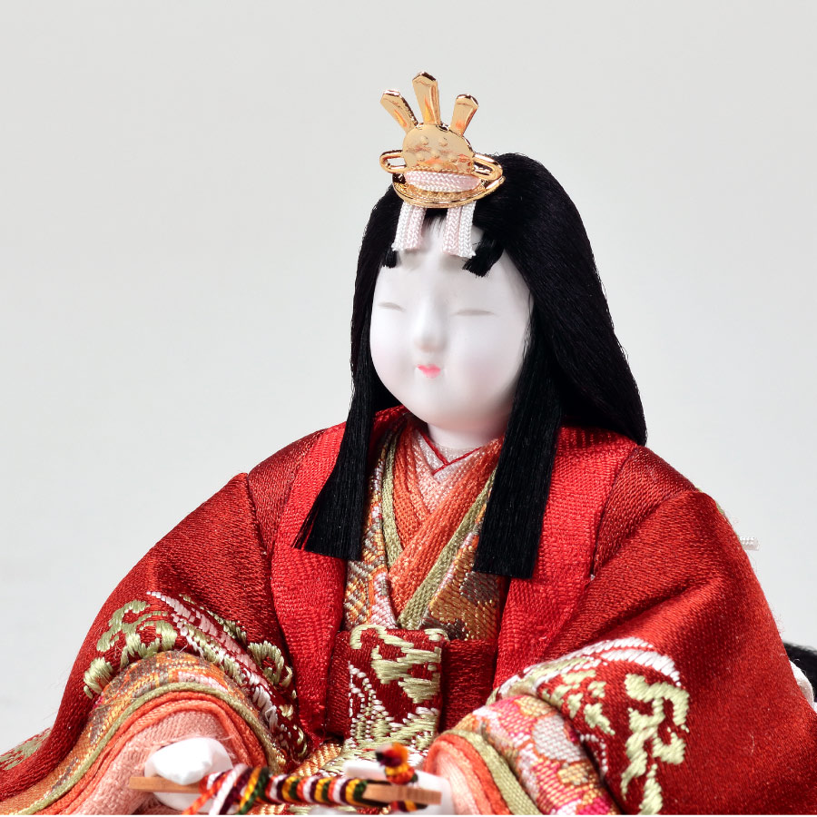 人形の田辺 / 【真多呂】木目込雛人形 宝寿雛 親王飾り