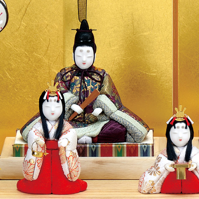 昭和レトロ】風月雛 雛人形 豆雛 木目込み十五人飾り 昭和レトロ】風月