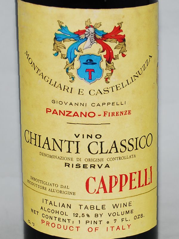 1960年ワイン | Chianti Classico Riserva / Montagliari（キャンティ