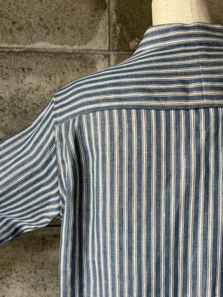 atelier naruse アトリエナルセ / リネンバンドカラーシャツ（ダブル